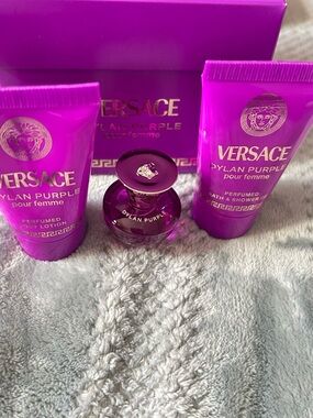 Versace Dylan Purple 3 piece Set